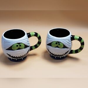 Mummy Design Ceramic Mugs - Set of 2